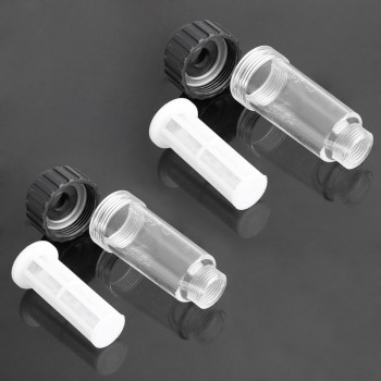 2Pc Water Filter For Lavor Elitech Champion Nilfisk High Pressure Washer