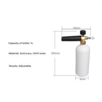 Car-Styling Foam Gun Car Wash Pressure Washer Jet Wash Quick Release Adjustable Snow Foam Lance Foam Cannon tools