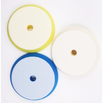 6(150-180mm)Rupees style German material solf puffing polish foam pad 1lot/3pcs(1compounding cutting/1polishing pad/1finishing