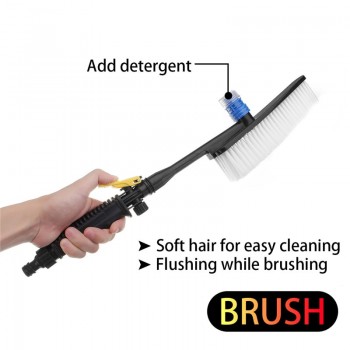 12V 60W Car wash Brush Washer Kit High pressure cleaner electric water pump washing machine Set universal for Home