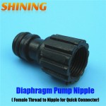 ID 18mm Female Thread to Nipple Joint Coupling Pipe Connection For Diaphragm Pump Car Washing Pump Use, Car Washer Spare Parts