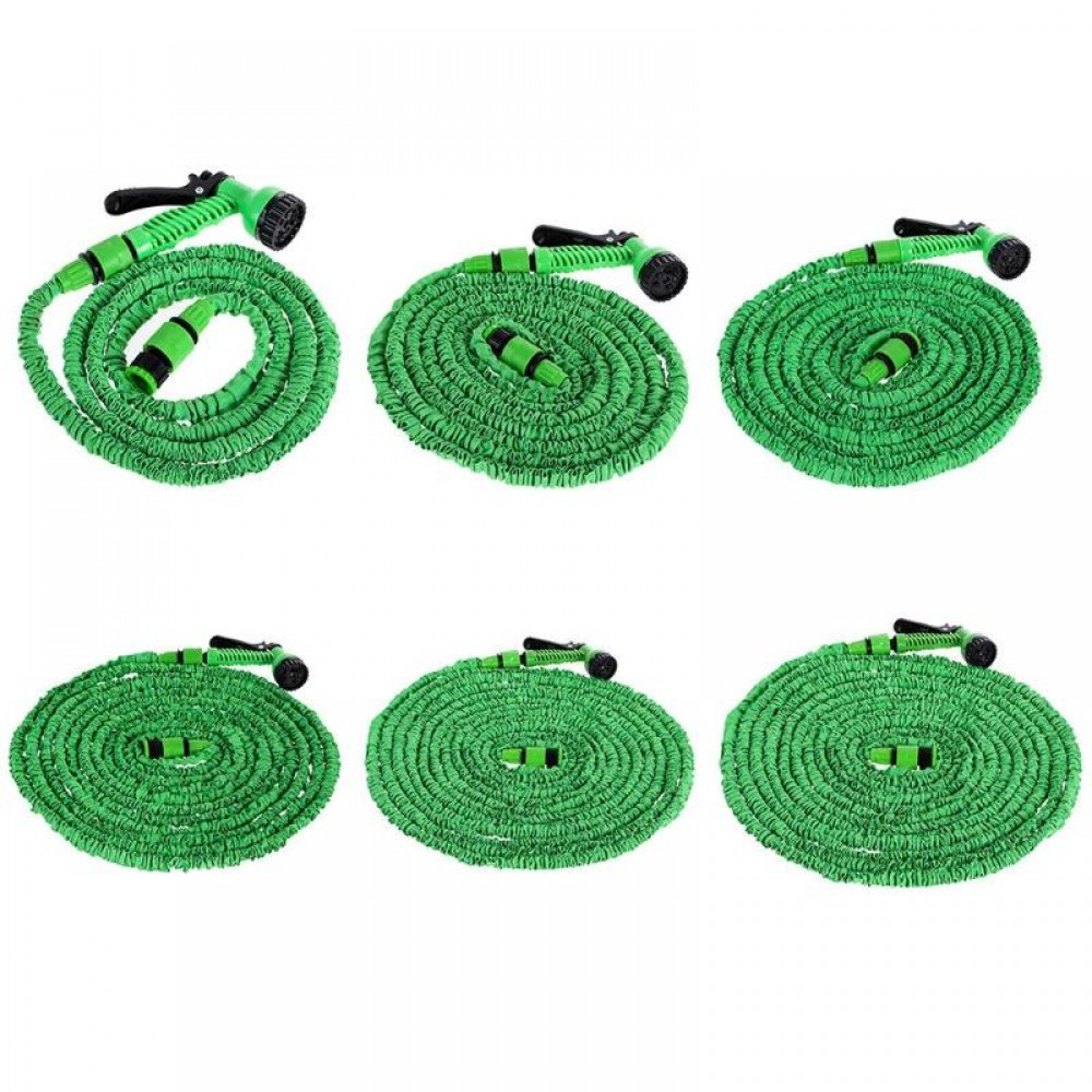 25FT-150FT Garden Hose Expandable Magic Flexible Water Hose EU Hose Plastic Hoses Pipe With Spray Gun To Watering Car Washer Hot