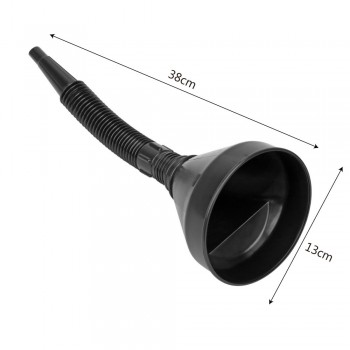 2 in 1 ABS Fuel Gasoline Petrol Diesel Funnel Light Weight Auto Accessories For Motorbike Auto Car Flexible Water Tank Funnel