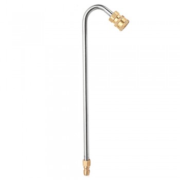 U Shape/30/90 Degree Pressure Washer Gutter Rod Cleaner Attachment For Lance Wand 1/4 Inch Quick Connect