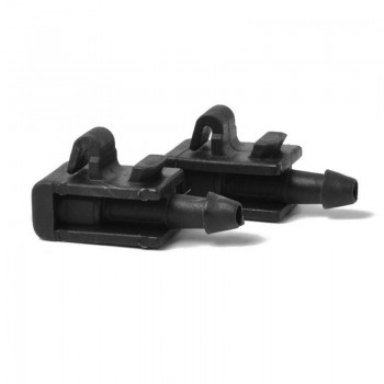 1 Pair Front Windscreen Washer Jet Nozzles 8200082347 for Renault Megane II /7C3Z17603A for Ford F250 F350