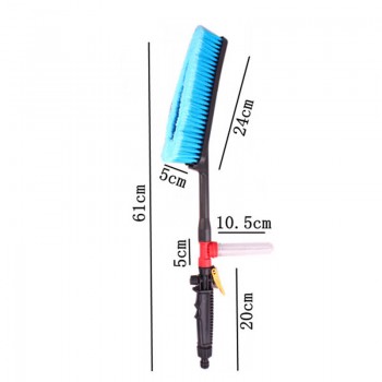 Blue Large Triangle Shaped Car Bubble Wash Cleaning Brush Car Washing Machine Car Washing Tool