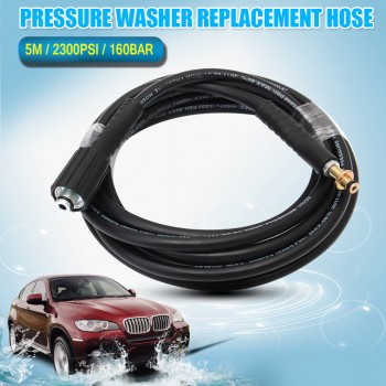 15FT/5m 2300PSI/160BAR Automatic High Pressure Hose Car Washer Replacement Cleaner For karcher K2 Connect With Plastic Gun