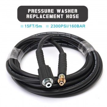 15FT/5m 2300PSI/160BAR Automatic High Pressure Hose Car Washer Replacement Cleaner For karcher K2 Connect With Plastic Gun