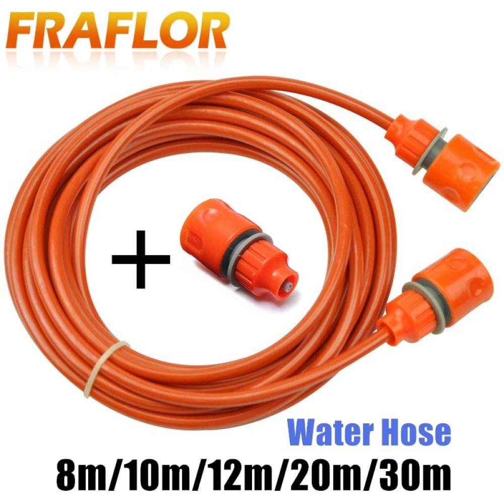 25 Feet 8m Orange PU Car Washing Garden Watering Hose Pipe With Quick Connector High Pressure Car Washer Pipeline Conduit 5*8mm