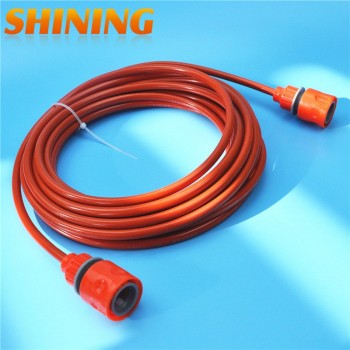 25 Feet 8m Orange PU Car Washing Garden Watering Hose Pipe With Quick Connector High Pressure Car Washer Pipeline Conduit 5*8mm