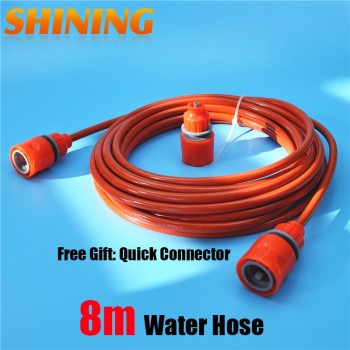 8m 10m 20m Orange PU Car Washing Garden Watering Hose Pipe With Quick Connector High Pressure Car Washer Pipeline Conduit 5*8mm