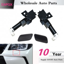 CAPQX For Subaru Forester 2013 2014 Front Head lamp headlight washer nozzle Actuator amp; cover cap Spray Jet housing