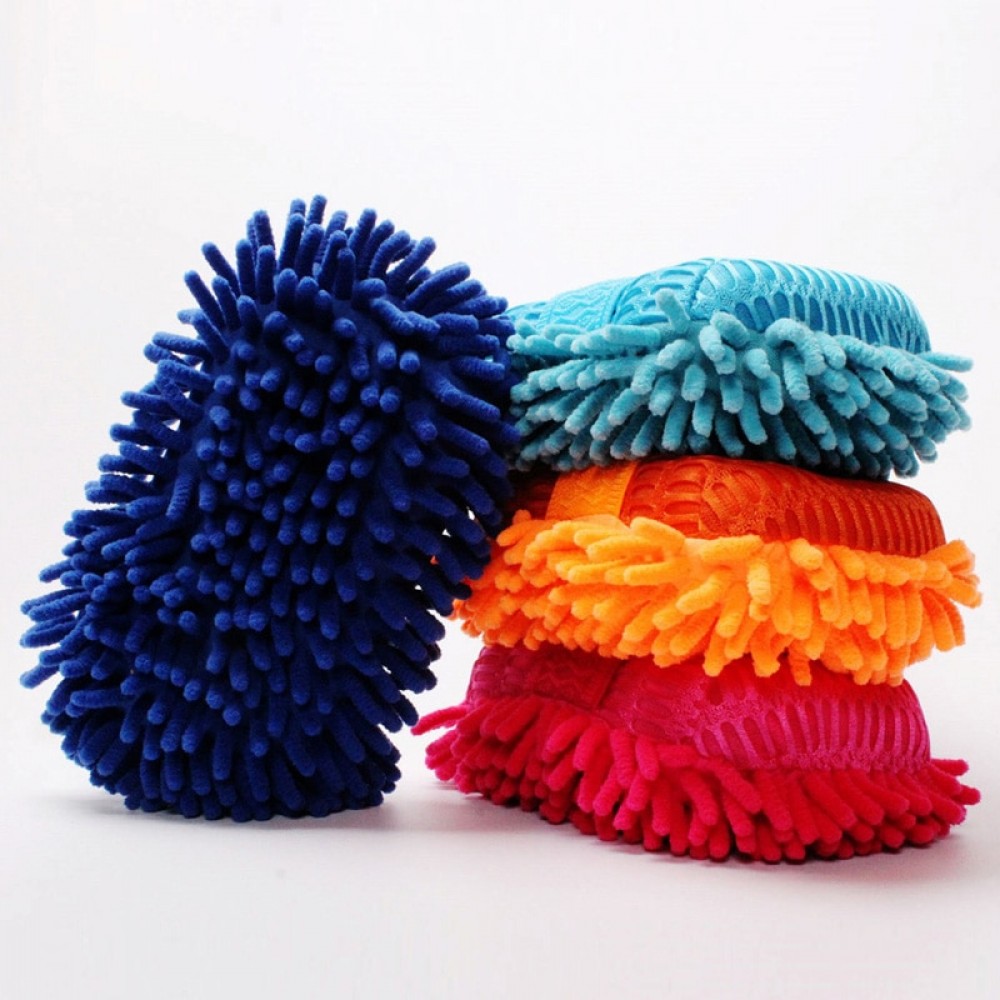 Ultrafine Fiber Chenille Anthozoan Car Wash Gloves Brushes Microfiber Car Motorcycle Washer Car Care Cleaning Brushes