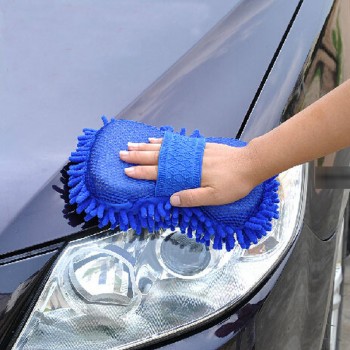 Ultrafine Fiber Chenille Anthozoan Car Wash Gloves Brushes Microfiber Car Motorcycle Washer Car Care Cleaning Brushes