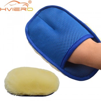 Car styling Soft Wool Car Wash Cleaning Glove Car Motor Motorcycle Brush Washer Auto Car Care Cleaning Tool Brushes Accessories