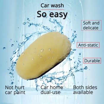 Car styling Soft Wool Car Wash Cleaning Glove Car Motor Motorcycle Brush Washer Auto Car Care Cleaning Tool Brushes Accessories