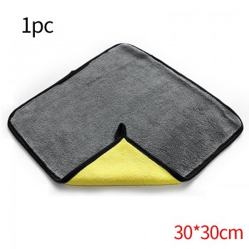 Car Wash Clean Towel Double Side Cleaning Towel Soft Cloth Detailing Microfiber Plush Washing Drying Towel for Auto Accessories