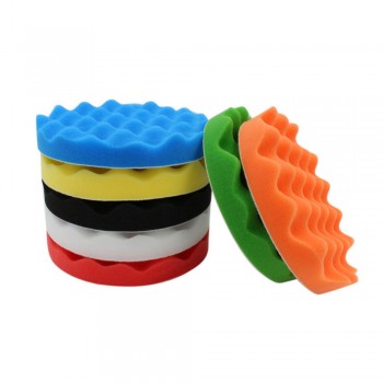 10pcs Car Sponge Polishing Pad Set Buffing Waxing Pad For Car Polisher Buffer Drill Adapter Wheel polisher 3 4 5 6 Optional