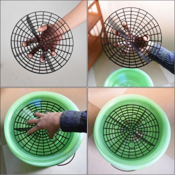 23.5/26cm Car Wash Grit Guard Insert Washboard Water Bucket Filter Scratch Dirt