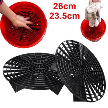 23.5/26cm Car Wash Grit Guard Insert Washboard Water Bucket Filter Scratch Dirt