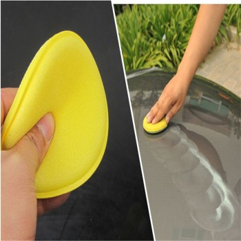 12pcs/lot Car Vehicle Wax Polish Foam Sponge Hand Soft Wax Yellow Sponge Pad/Buffer for Car Detailing Care Wash Clean