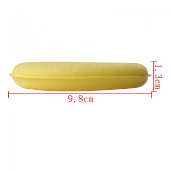 12pcs/lot Car Vehicle Wax Polish Foam Sponge Hand Soft Wax Yellow Sponge Pad/Buffer for Car Detailing Care Wash Clean