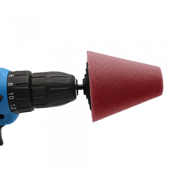 Wheel Hub Polish Buffing Shank Polishing Sponge Cone Metal Foam Pad Car 6MM High Quality