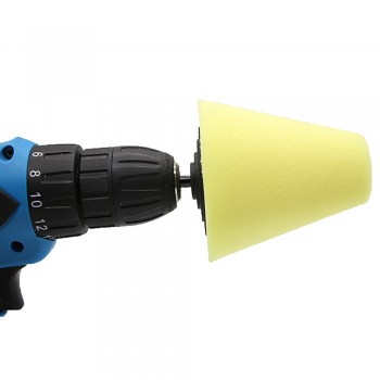 Wheel Hub Polish Buffing Shank Polishing Sponge Cone Metal Foam Pad Car 6MM High Quality