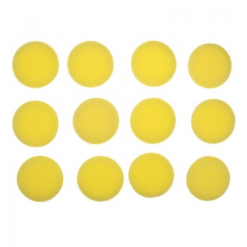 12pcs/lot Car Vehicle Wax Polish Foam Sponge Hand Soft Wax Yellow Sponge Pad/Buffer for Car Detailing Care Wash Clean
