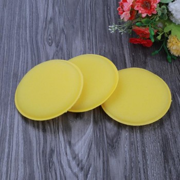 12pcs/lot Car Vehicle Wax Polish Foam Sponge Hand Soft Wax Yellow Sponge Pad/Buffer for Car Detailing Care Wash Clean