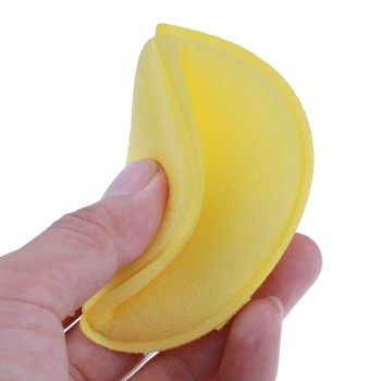 12pcs/lot Car Vehicle Wax Polish Foam Sponge Hand Soft Wax Yellow Sponge Pad/Buffer for Car Detailing Care Wash Clean