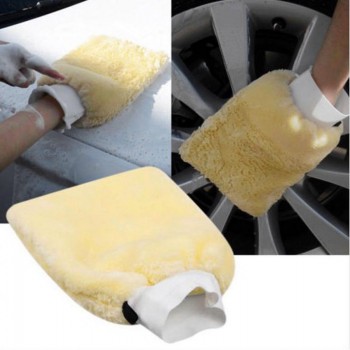 1Piece 27 x 16cm Microfiber Plush Car Detailing Soft Wash Mitten Washing Glove Cleaning Tools