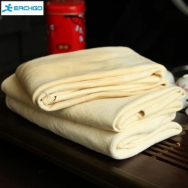 Auto Care Extra Large Auto Car Natural Drying Chamois (45x55cm approx) Deerskin Cleaning Cham Leather Cloth