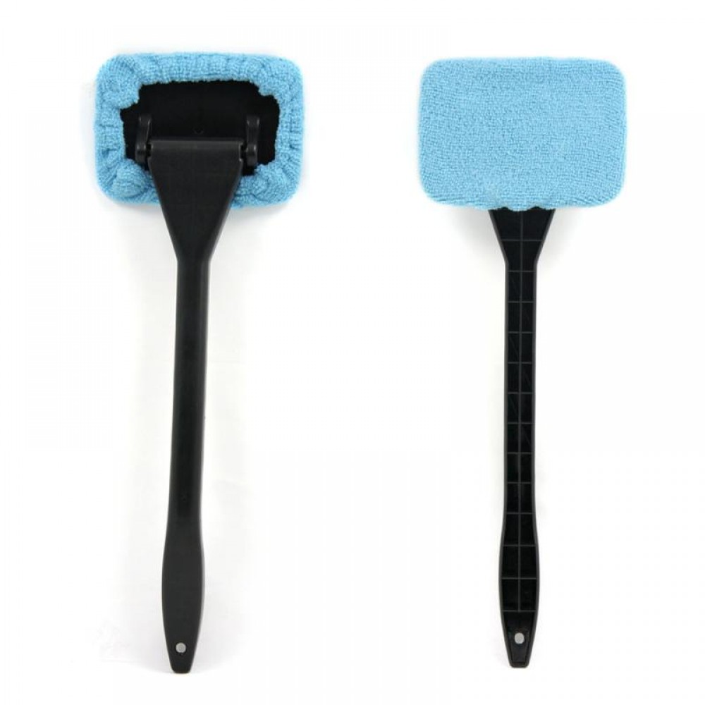 Auto Window Cleaner Windshield Windscreen Microfiber Car Wash Brush Dust Long Handle Car Cleaning Tool Car Care Glass Towel