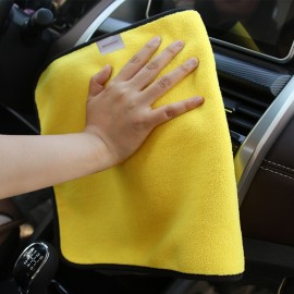 30*30CM Car Wash Microfiber Towel Cleaning Drying Cloth Hemming Car Care Cloth Detailing Wash Towel Car-styling