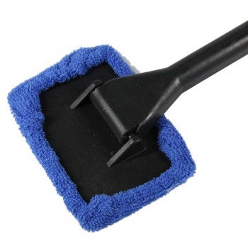Auto Window Cleaner Windshield Windscreen Microfiber Car Wash Brush Dust Long Handle Car Cleaning Wiper Tool Care Glass Towel