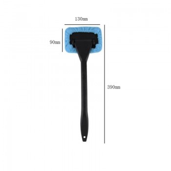 Auto Window Cleaner Windshield Windscreen Microfiber Car Wash Brush Dust Long Handle Car Cleaning Wiper Tool Care Glass Towel