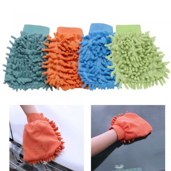 Car Cleaning Drying Gloves Ultrafine Fiber Chenille Microfiber Window Washing Tool Home Cleaning Car Wash Glove Auto Accessories