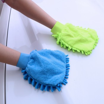 Car Cleaning Drying Gloves Ultrafine Fiber Chenille Microfiber Window Washing Tool Home Cleaning Car Wash Glove Auto Accessories