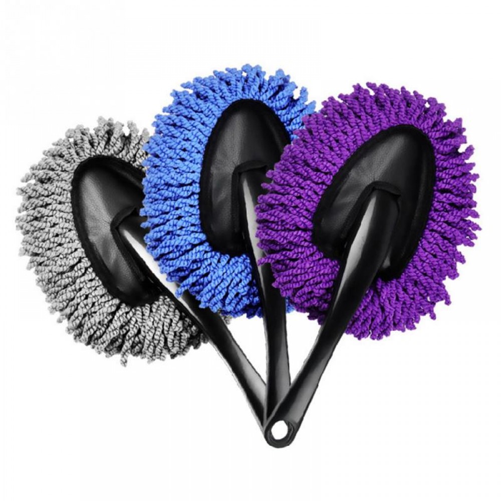 Microfiber Auto Window Cleaner Long Handle Car Wash Brush Dust Car Care Windshield Shine Towel Handy Washable Car cleaning