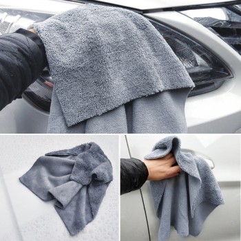 40X40CM 380GSM Premium Super Absorbent Microfiber Car Detailing Towel Ultra Soft Edgeless Towel Perfect For Car Washing Drying