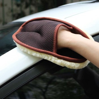 Car Styling Wool Soft Car Washing Gloves Cleaning Brush Motorcycle Washer Care Products DXY88