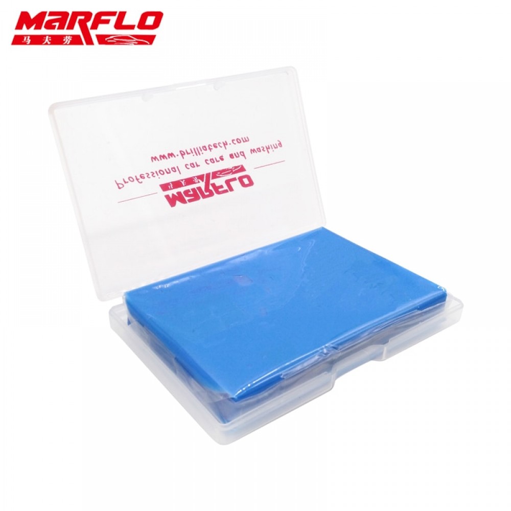 MARFLO 1pc Magic Clay Bar  Clean Clay Bar Auto Detailing Cleaner Car Washer Blue 100g
