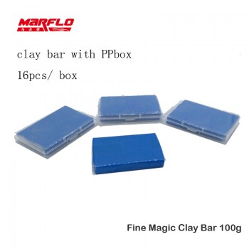 MARFLO 1pc Magic Clay Bar  Clean Clay Bar Auto Detailing Cleaner Car Washer Blue 100g