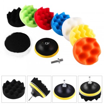 10Pcs Car Polishing Pad set Polishing Buffer Waxing Buffing Pad Drill Kit Car Polishing sponge Wheel Kit polisher 3 Accessories