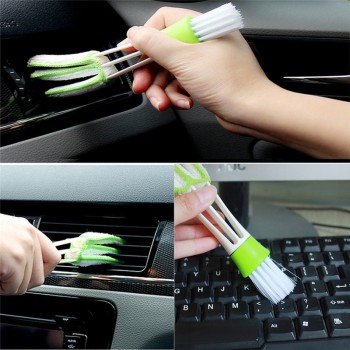 Cars Auto Air Conditioning Outlet Cleaning Brush Dashboard Soft Brush Dust Brush Car Interior Cleaning Supplies Tools Keyboard