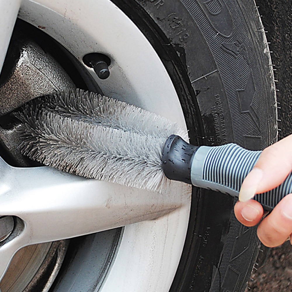 Car Vehicle Motorcycle Wheel Hub Tire Rim Scrub Brush Washing Dust Cleaner Cleaning Tool For Auto Audi BMW Nissan VW Truck
