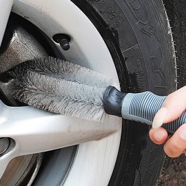 Car Vehicle Motorcycle Wheel Hub Tire Rim Scrub Brush Washing Dust Cleaner Cleaning Tool For Auto Audi BMW Nissan VW Truck