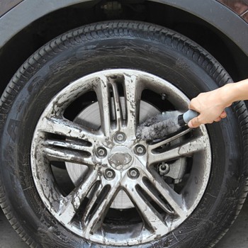 Car Vehicle Motorcycle Wheel Hub Tire Rim Scrub Brush Washing Dust Cleaner Cleaning Tool For Auto Audi BMW Nissan VW Truck
