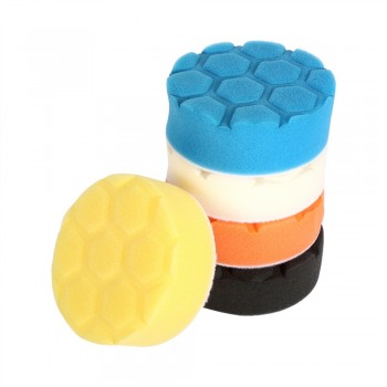 5pcs/Set Car Sponge Polishing Pad Hand Tool Kit For Car Polisher Wax 3/4/5/6/7 Inch Optional Buffing Sponge Polishing Pad Kit